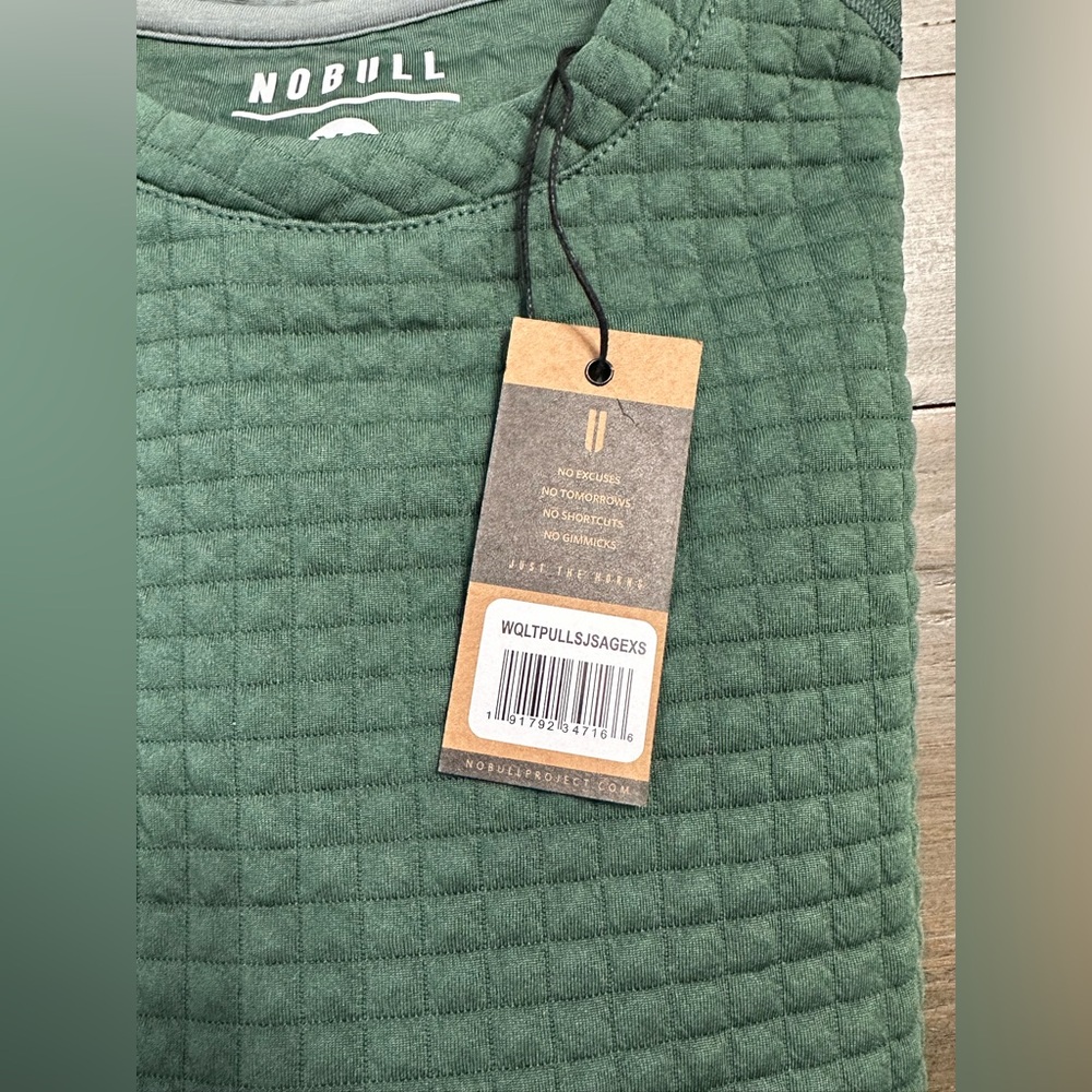 NWT NOBULL Women's Quilted Crew Pullover - XS - Sedona Sage - Picture 6 of 8